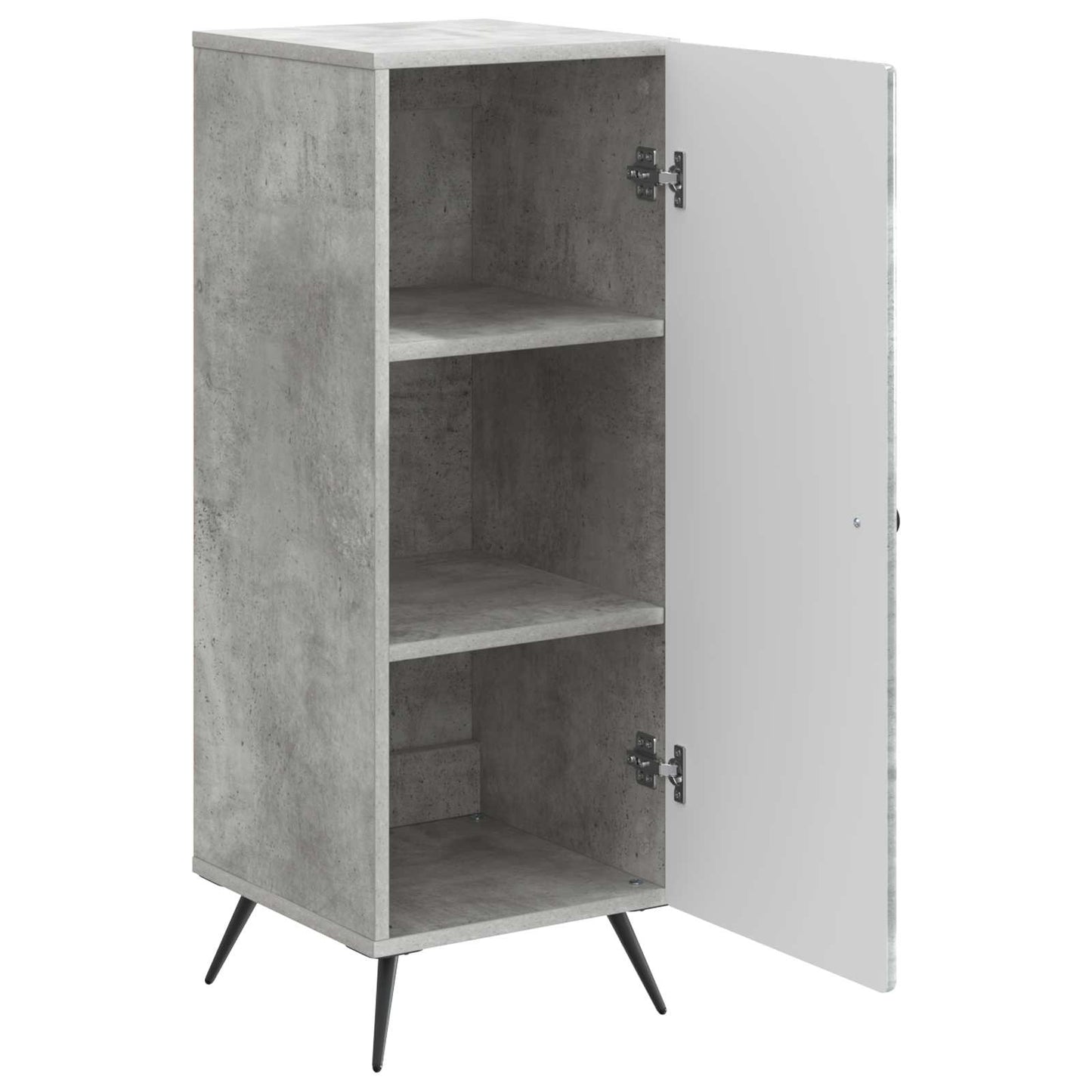 vidaXL Sideboard Concrete Grey 33 x 34.5 x 90 cm Engineered Wood