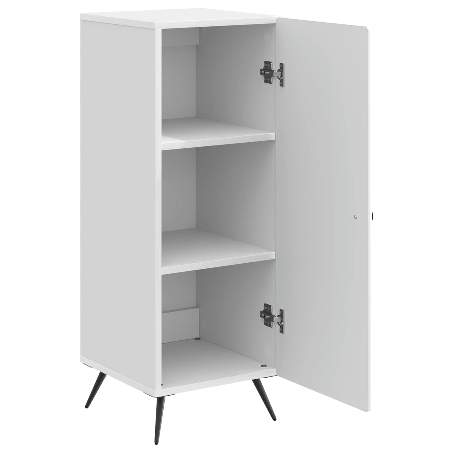 vidaXL Sideboard High Gloss White 33 x 34.5 x 90 cm Engineered Wood