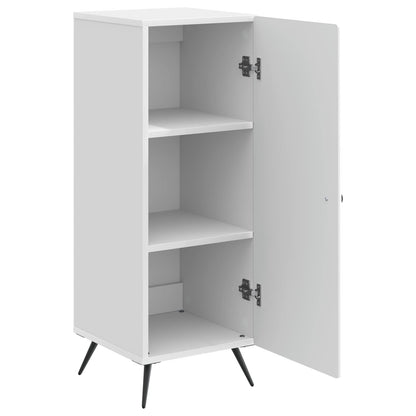 vidaXL Sideboard High Gloss White 33 x 34.5 x 90 cm Engineered Wood