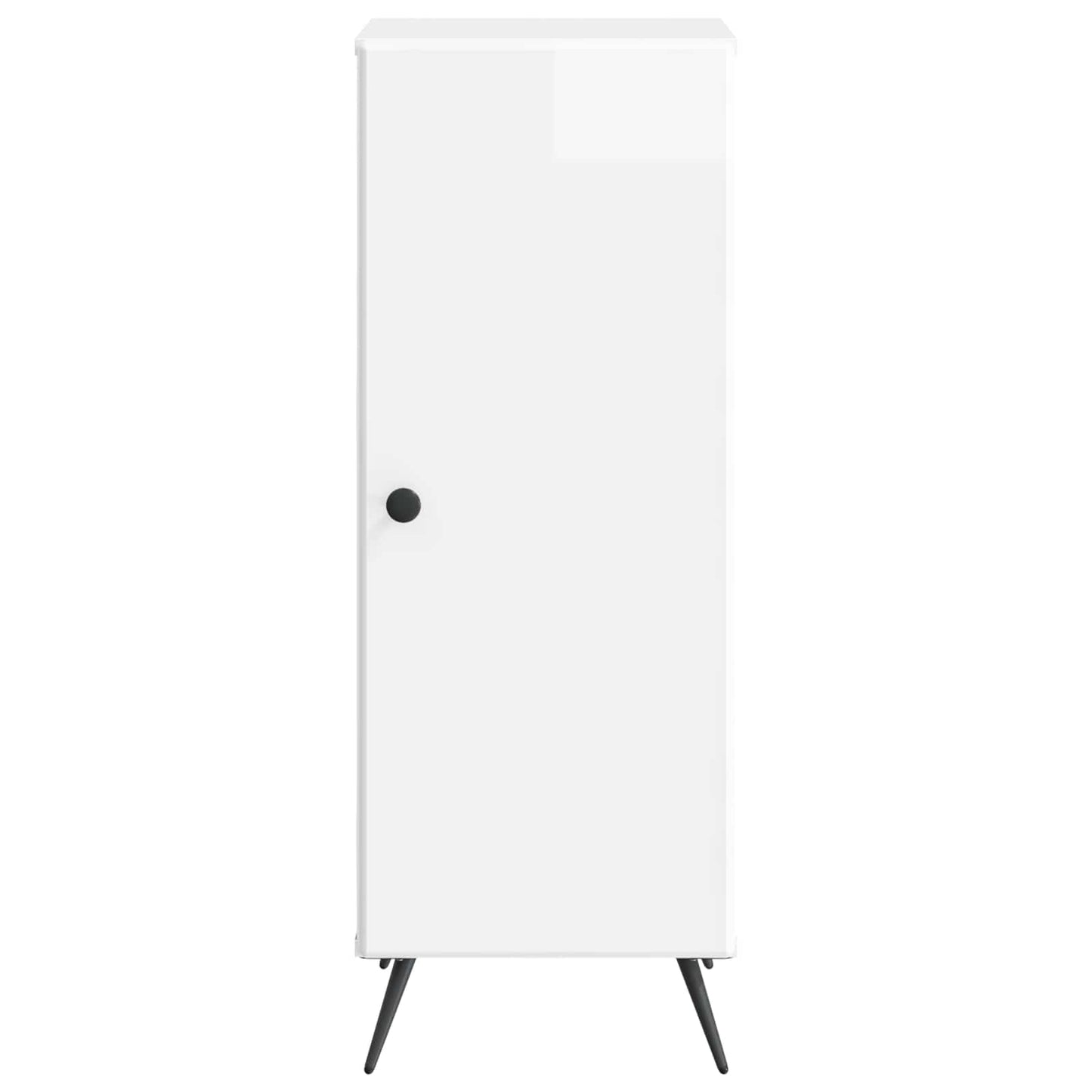 vidaXL Sideboard High Gloss White 33 x 34.5 x 90 cm Engineered Wood