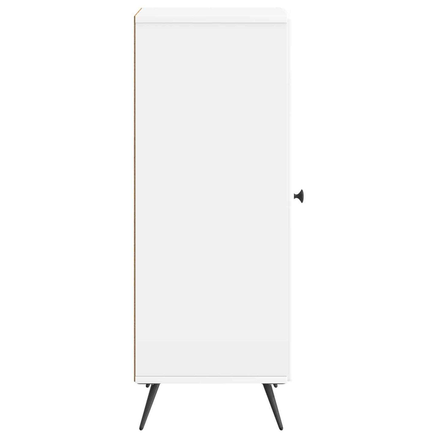 vidaXL Sideboard High Gloss White 33 x 34.5 x 90 cm Engineered Wood