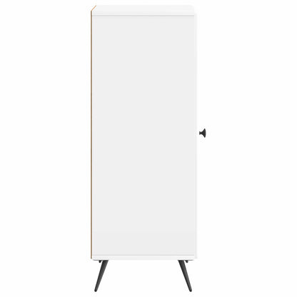 vidaXL Sideboard High Gloss White 33 x 34.5 x 90 cm Engineered Wood