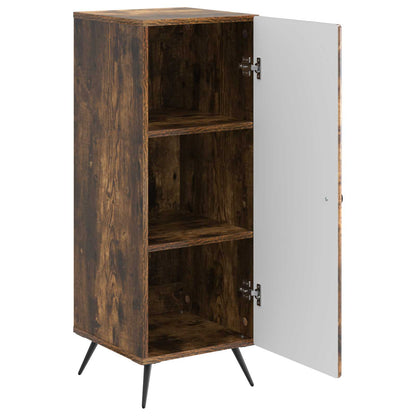 vidaXL Sideboard Smoked Oak 33 x 34.5 x 90 cm Engineered Wood