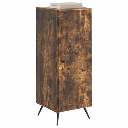 vidaXL Sideboard Smoked Oak 33 x 34.5 x 90 cm Engineered Wood