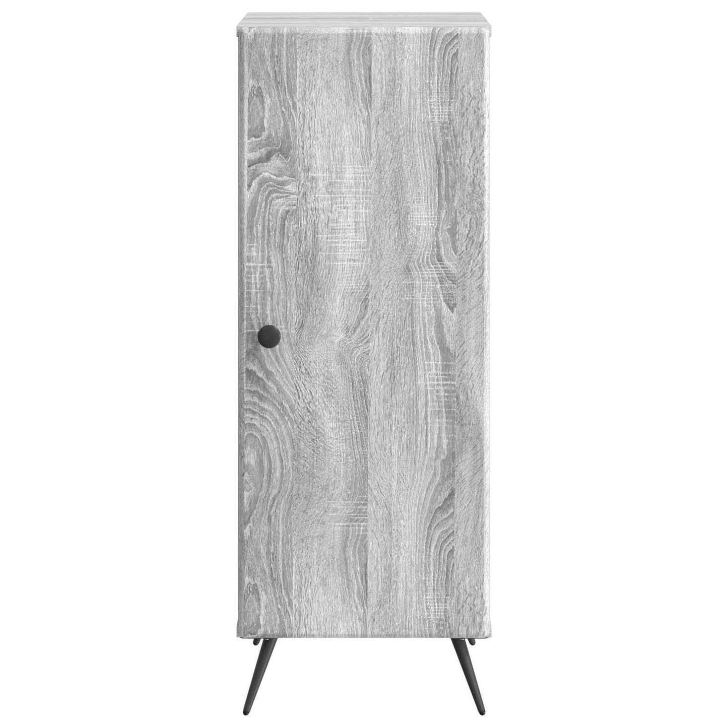 vidaXL Sideboard Grey Sonoma 33 x 34.5 x 90 cm Engineered Wood