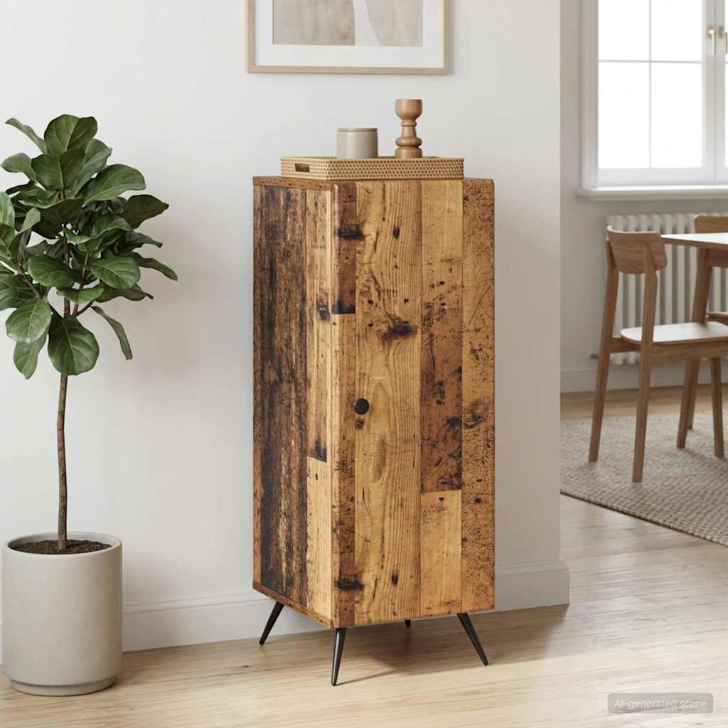 vidaXL Sideboard Old Wood 33 x 34.5 x 90 cm Engineered Wood
