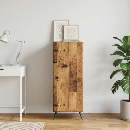 vidaXL Sideboard Old Wood 33 x 34.5 x 90 cm Engineered Wood