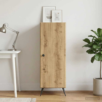 vidaXL Sideboard Artisan Oak 33 x 34.5 x 90 cm Engineered Wood