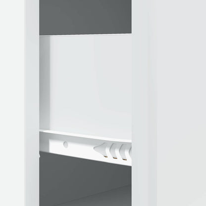 vidaXL Drawer Cabinet White 66 x 34.5 x 90 cm Engineered Wood