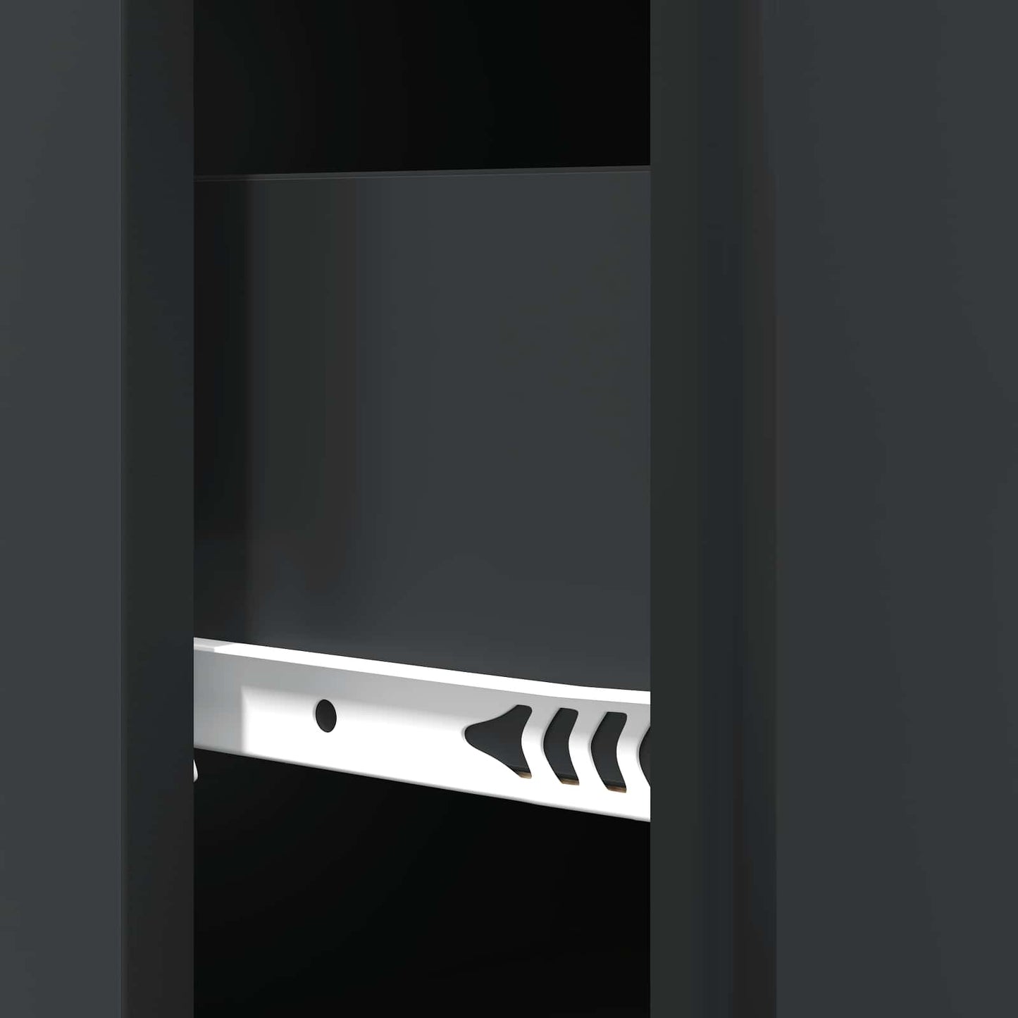 vidaXL Drawer Cabinet Black 66 x 34.5 x 90 cm Engineered Wood
