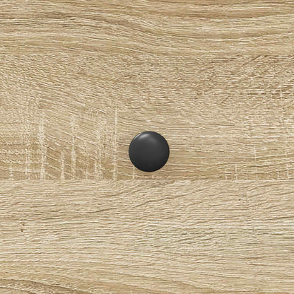 vidaXL Drawer Cabinet Sonoma Oak 66 x 34.5 x 90 cm Engineered Wood