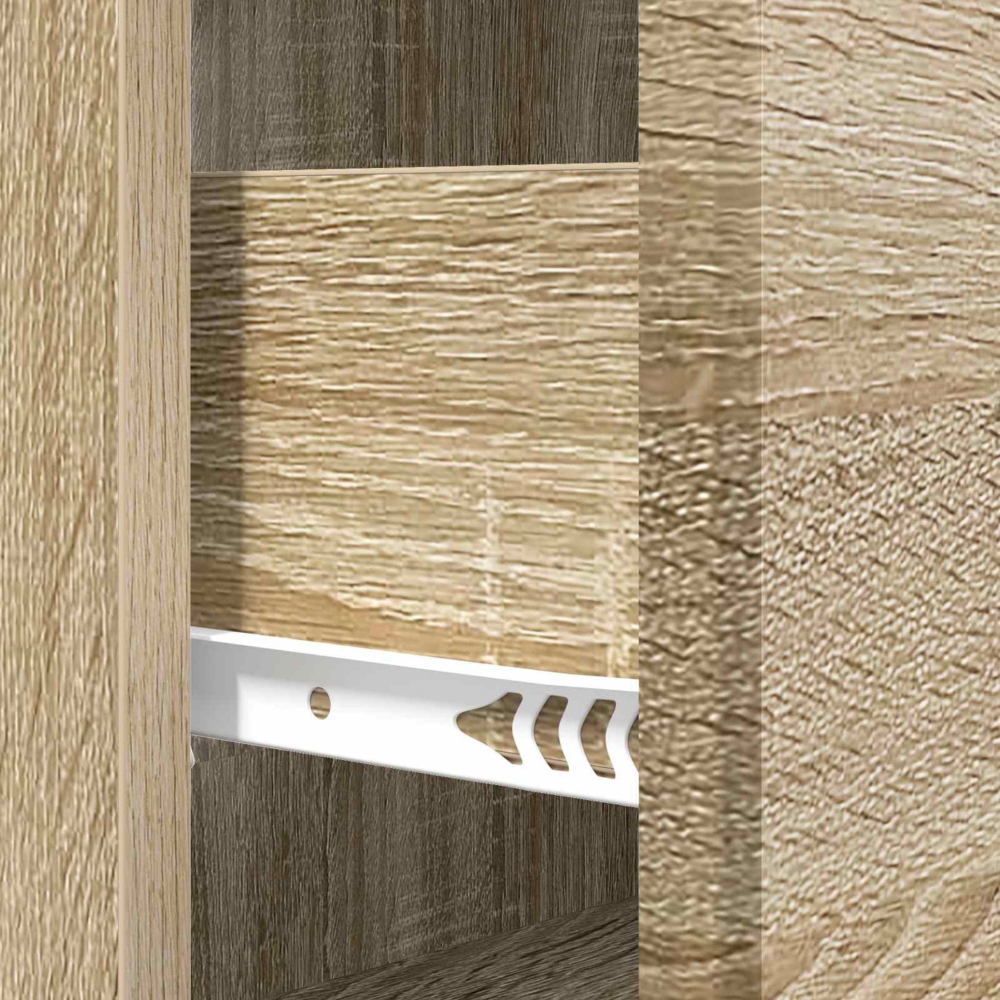 vidaXL Drawer Cabinet Sonoma Oak 66 x 34.5 x 90 cm Engineered Wood