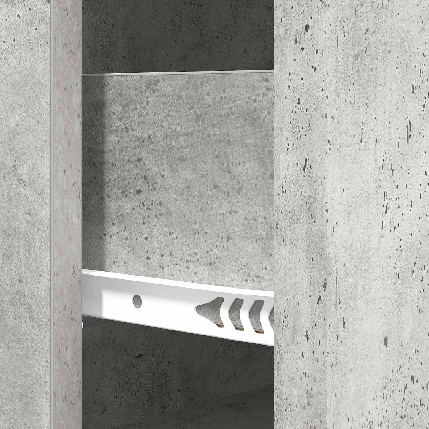 vidaXL Drawer Cabinet Concrete Grey 66 x 34.5 x 90 cm Engineered Wood