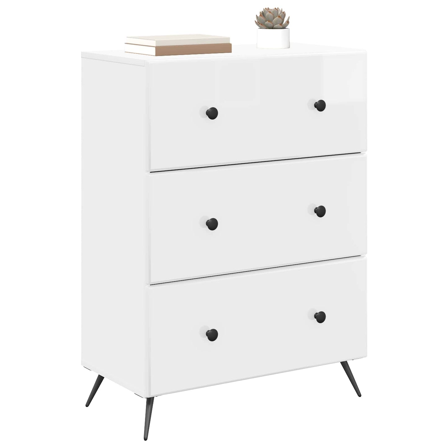 vidaXL Drawer Cabinet 66 x 34.5 x 90 cm Engineered Wood