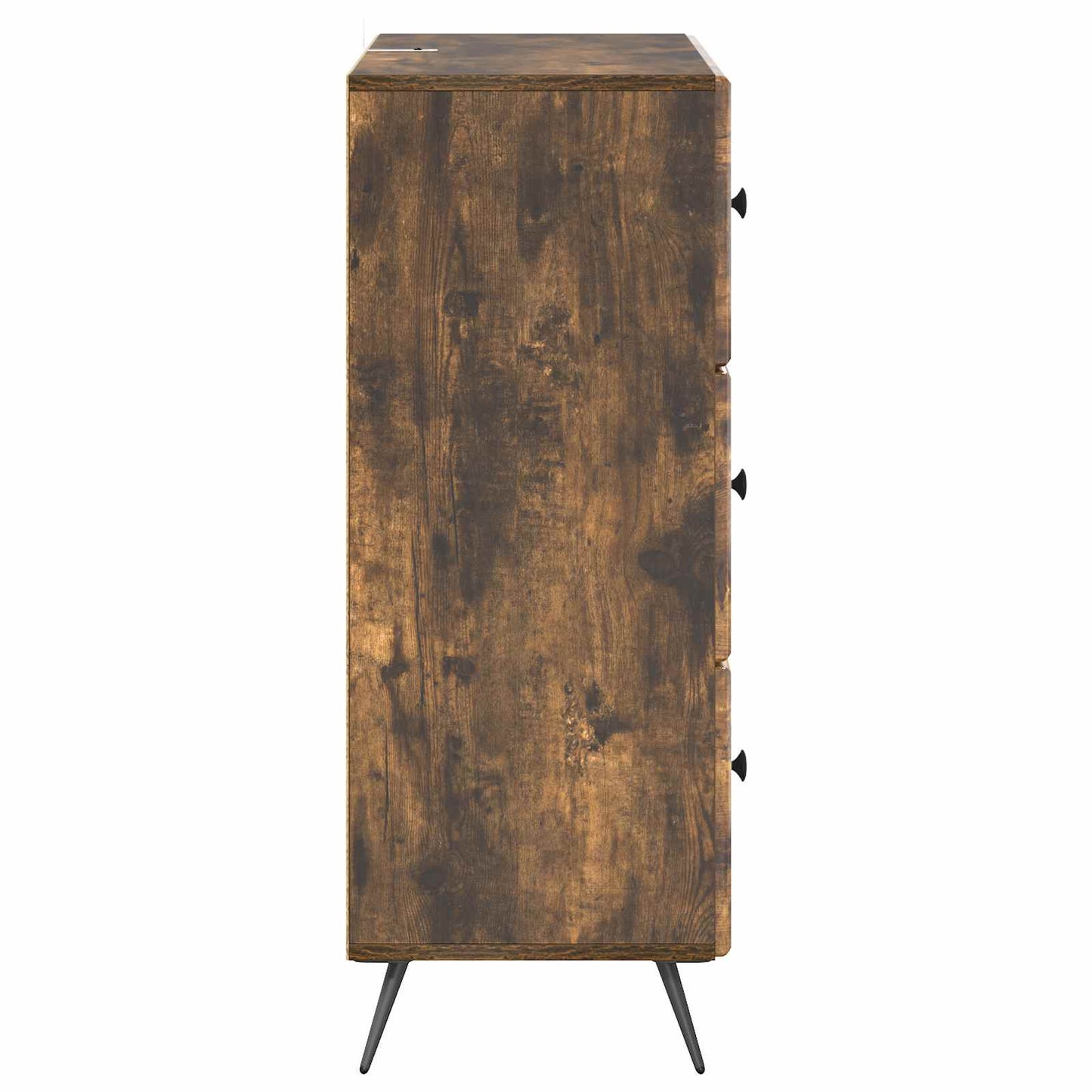 vidaXL Drawer Cabinet Smoked Oak 66 x 34.5 x 90 cm Engineered Wood