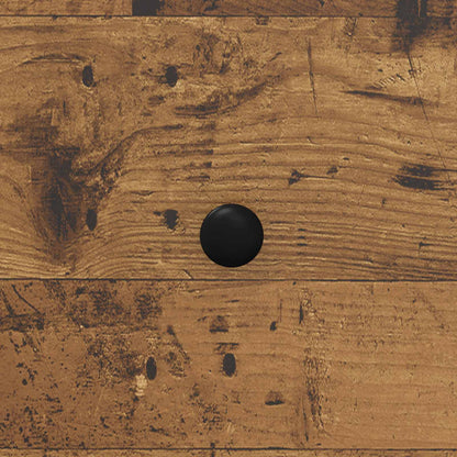 vidaXL Drawer Cabinet Old Wood 66 x 34.5 x 90 cm Engineered Wood