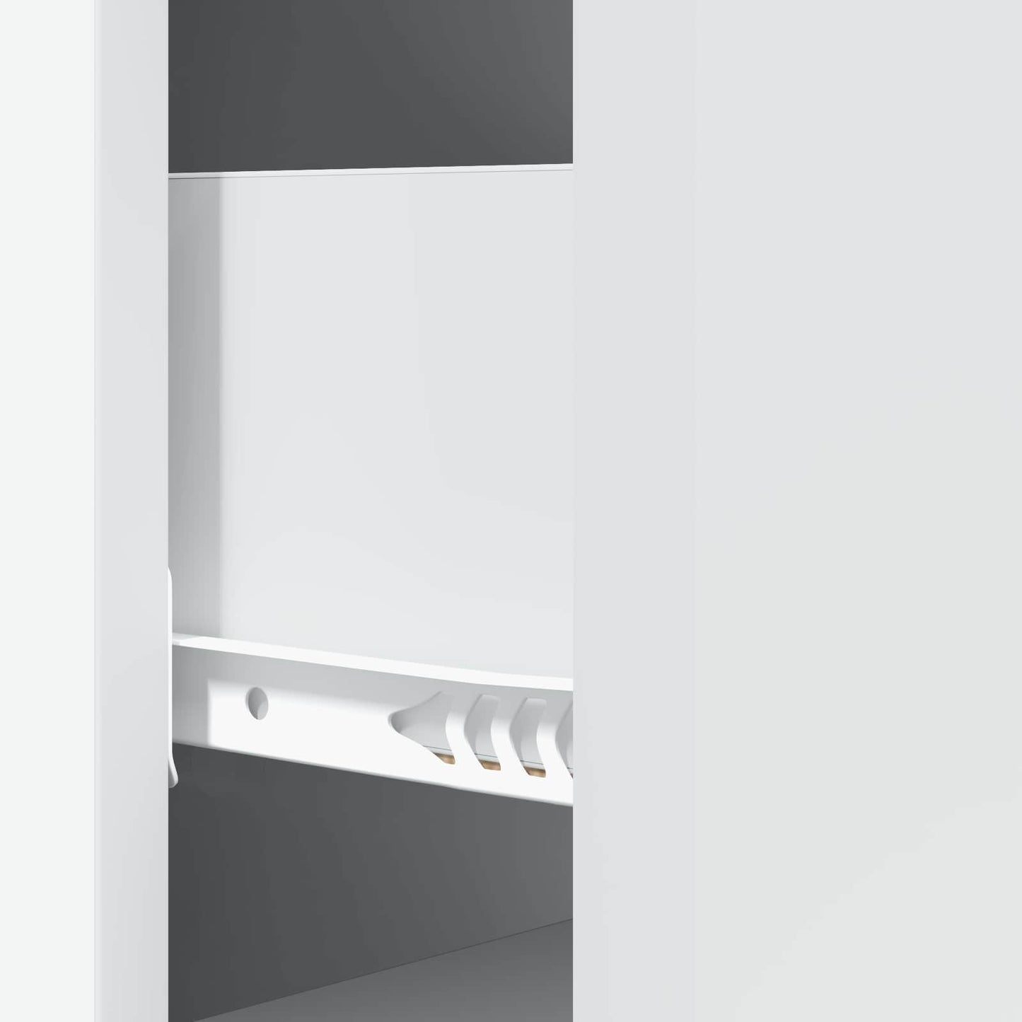 vidaXL Drawer Cabinet White 33 x 34.5 x 90 cm Engineered Wood