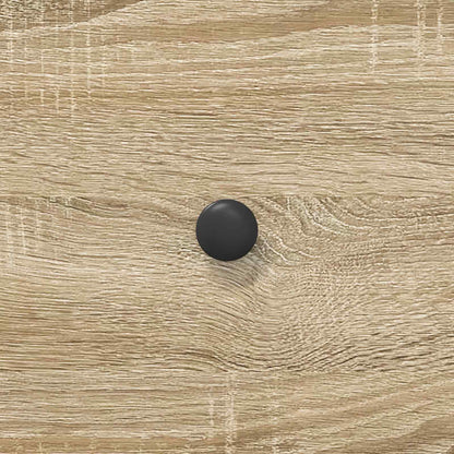 vidaXL Drawer Cabinet Sonoma Oak 33 x 34.5 x 90 cm Engineered Wood