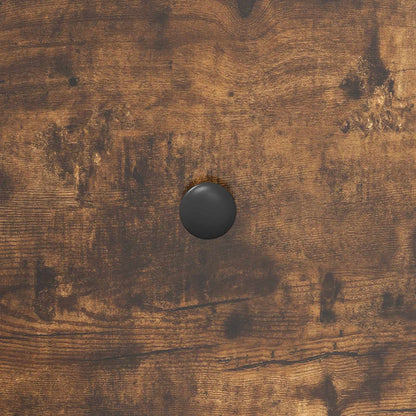 vidaXL Drawer Cabinet Smoked Oak 33 x 34.5 x 90 cm Engineered Wood