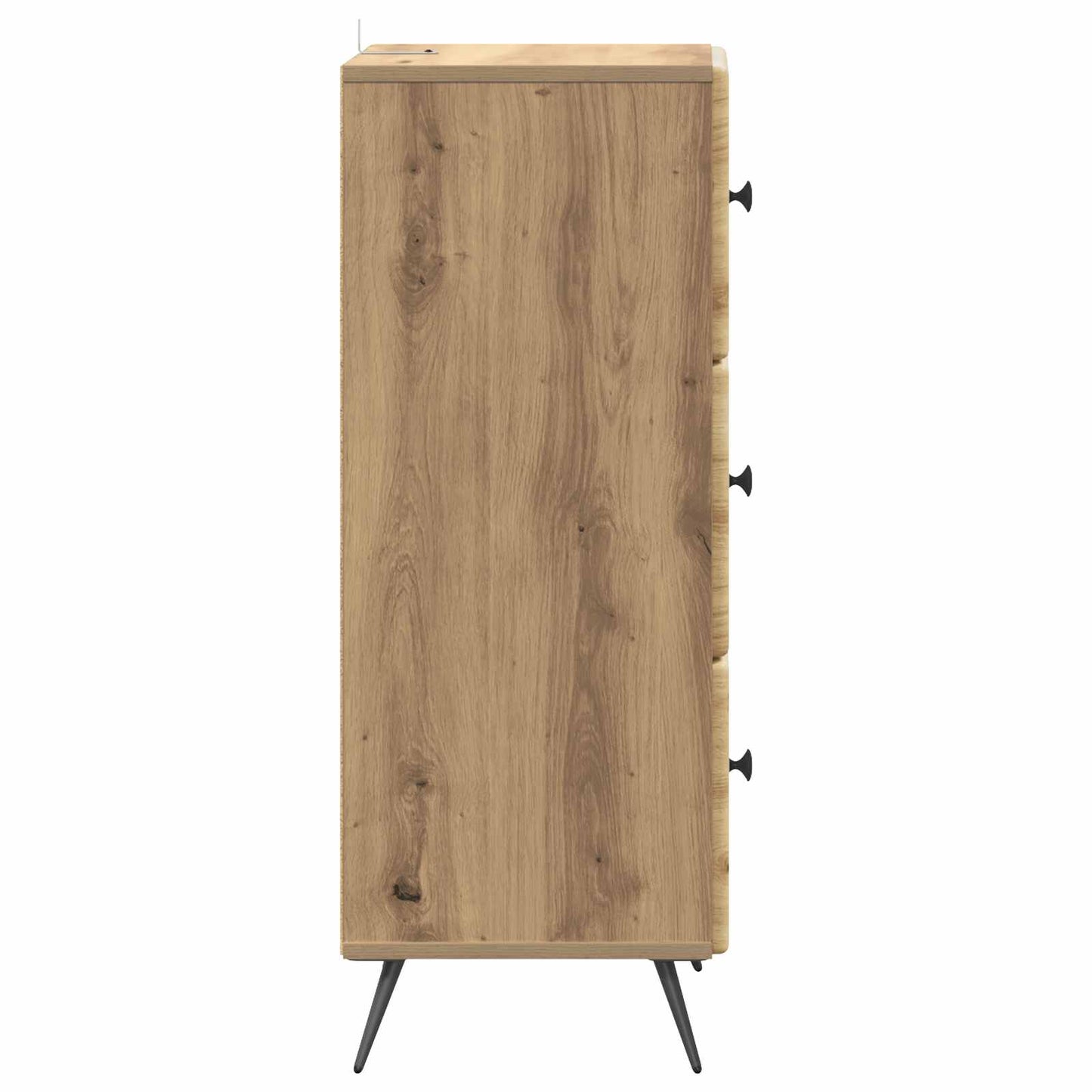 vidaXL Drawer Cabinet 33 x 34.5 x 90 cm Engineered Wood Artisan Oak