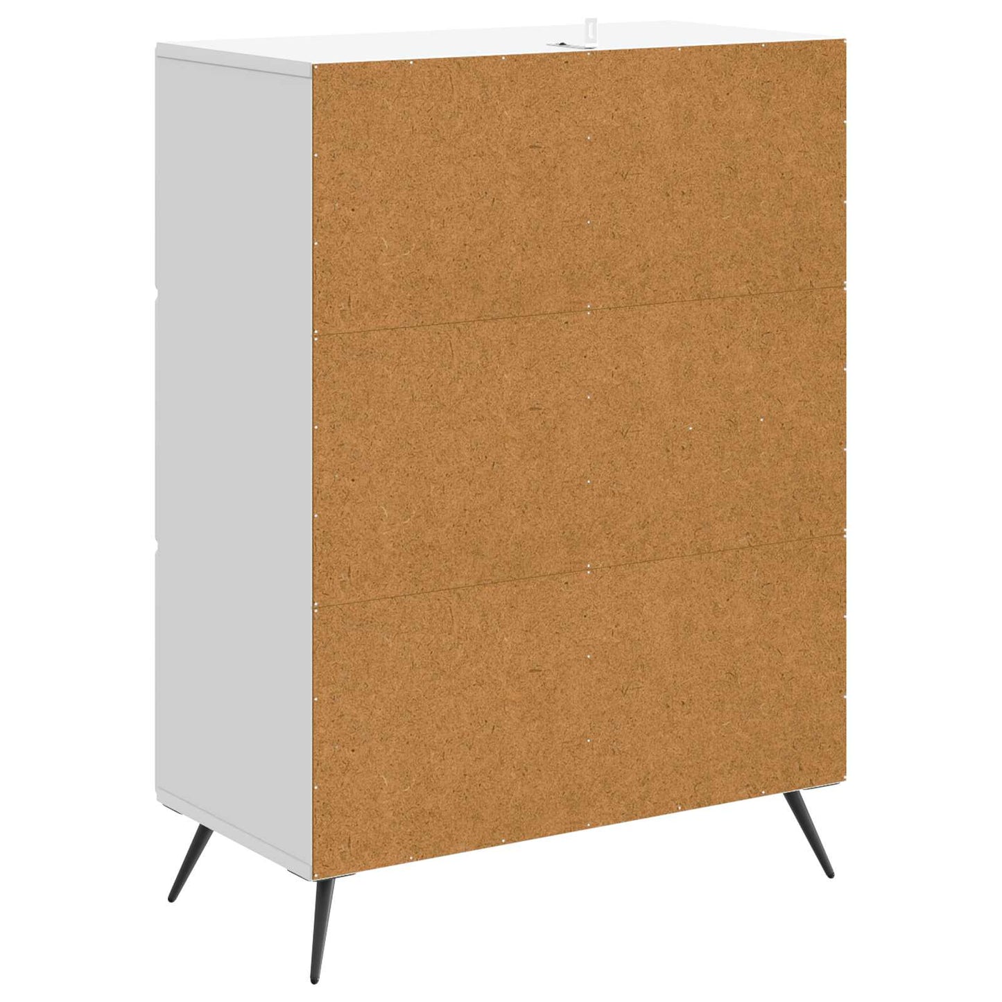vidaXL Sideboard with Drawer White 66 x 34.5 x 90 cm Engineered Wood