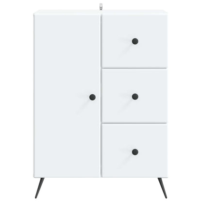 vidaXL Sideboard with Drawer White 66 x 34.5 x 90 cm Engineered Wood