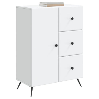 vidaXL Sideboard with Drawer White 66 x 34.5 x 90 cm Engineered Wood