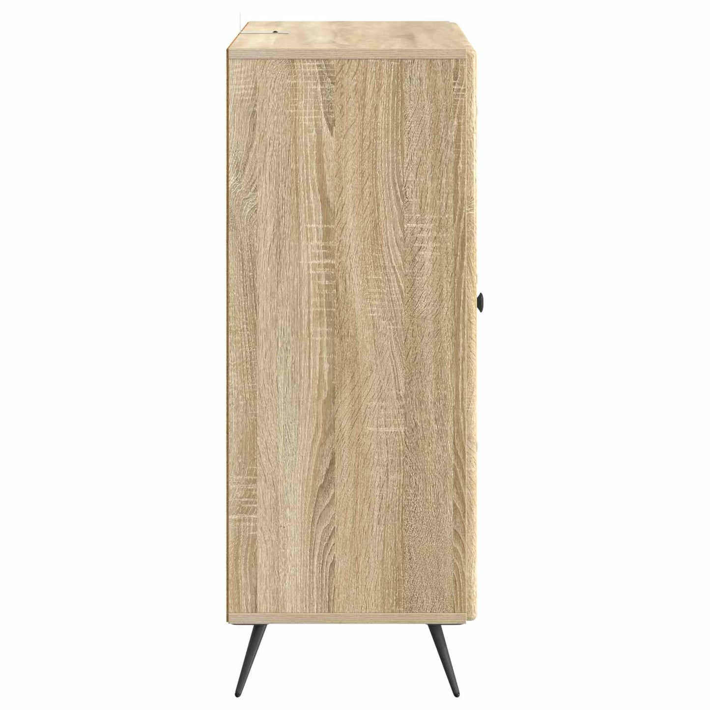 vidaXL Sideboard Sonoma Oak 66 x 34.5 x 90 cm Engineered Wood