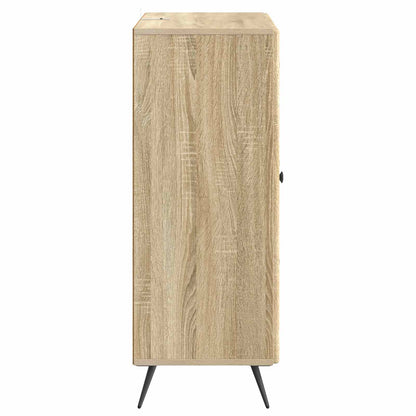 vidaXL Sideboard Sonoma Oak 66 x 34.5 x 90 cm Engineered Wood