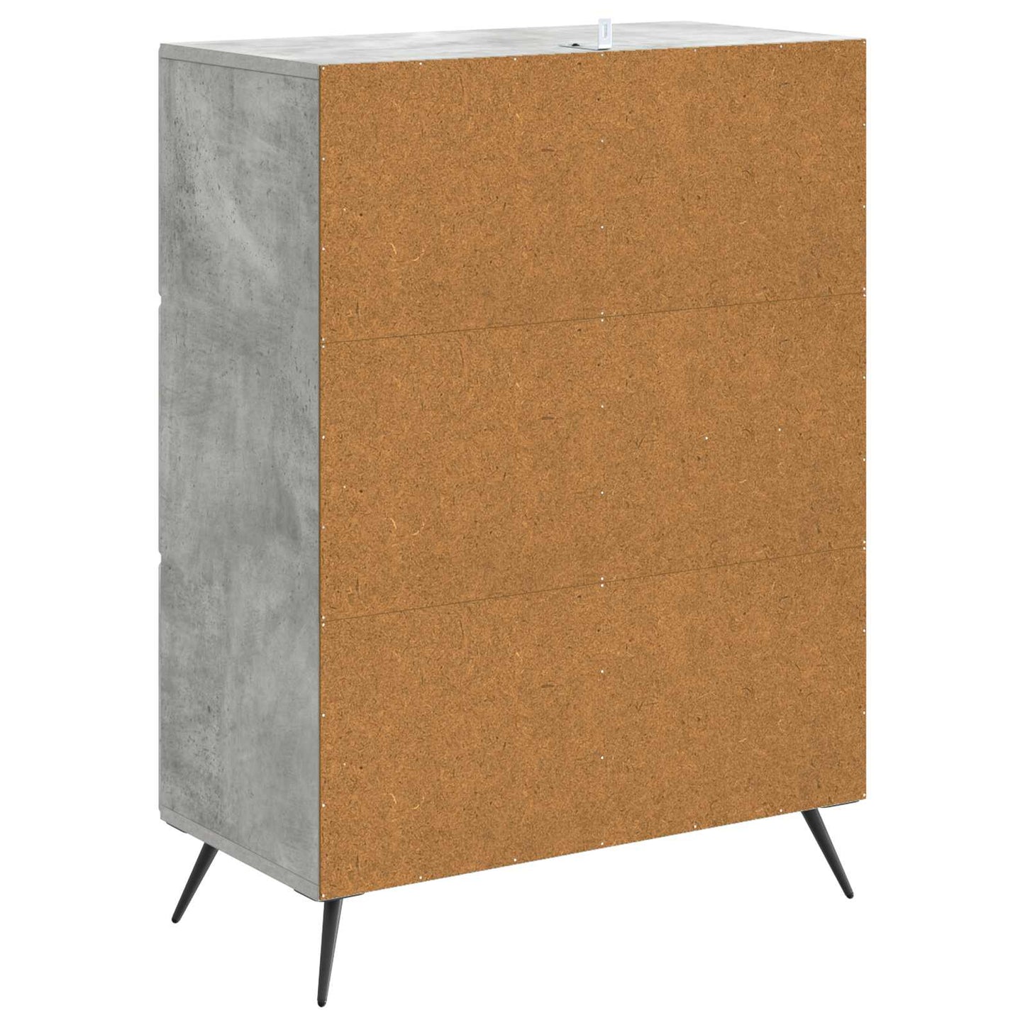 vidaXL Sideboard Concrete Grey 66 x 34.5 x 90 cm Engineered Wood