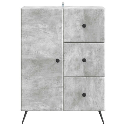 vidaXL Sideboard Concrete Grey 66 x 34.5 x 90 cm Engineered Wood