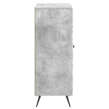 vidaXL Sideboard Concrete Grey 66 x 34.5 x 90 cm Engineered Wood