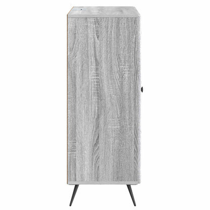 vidaXL Sideboard Grey Sonoma 66 x 34.5 x 90 cm Engineered Wood