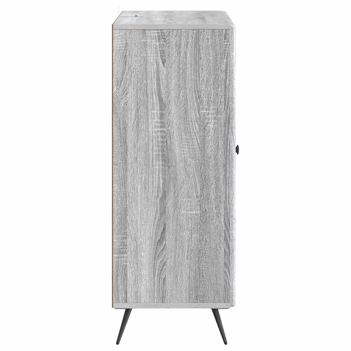 vidaXL Sideboard Grey Sonoma 66 x 34.5 x 90 cm Engineered Wood