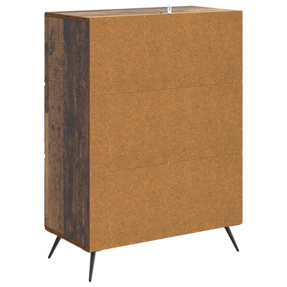 vidaXL Sideboard Old Wood 66 x 34.5 x 90 cm Engineered Wood