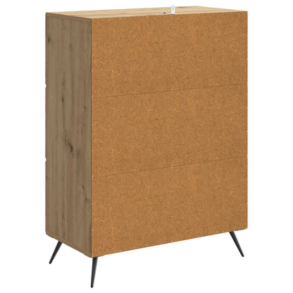 vidaXL Sideboard Artisan Oak 66 x 34.5 x 90 cm Engineered Wood