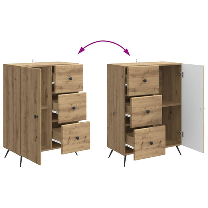 vidaXL Sideboard Artisan Oak 66 x 34.5 x 90 cm Engineered Wood