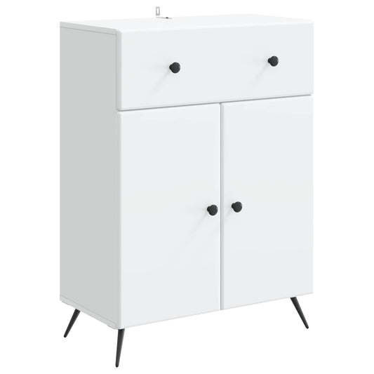 vidaXL Sideboard White 66 x 34.5 x 90 cm Engineered Wood