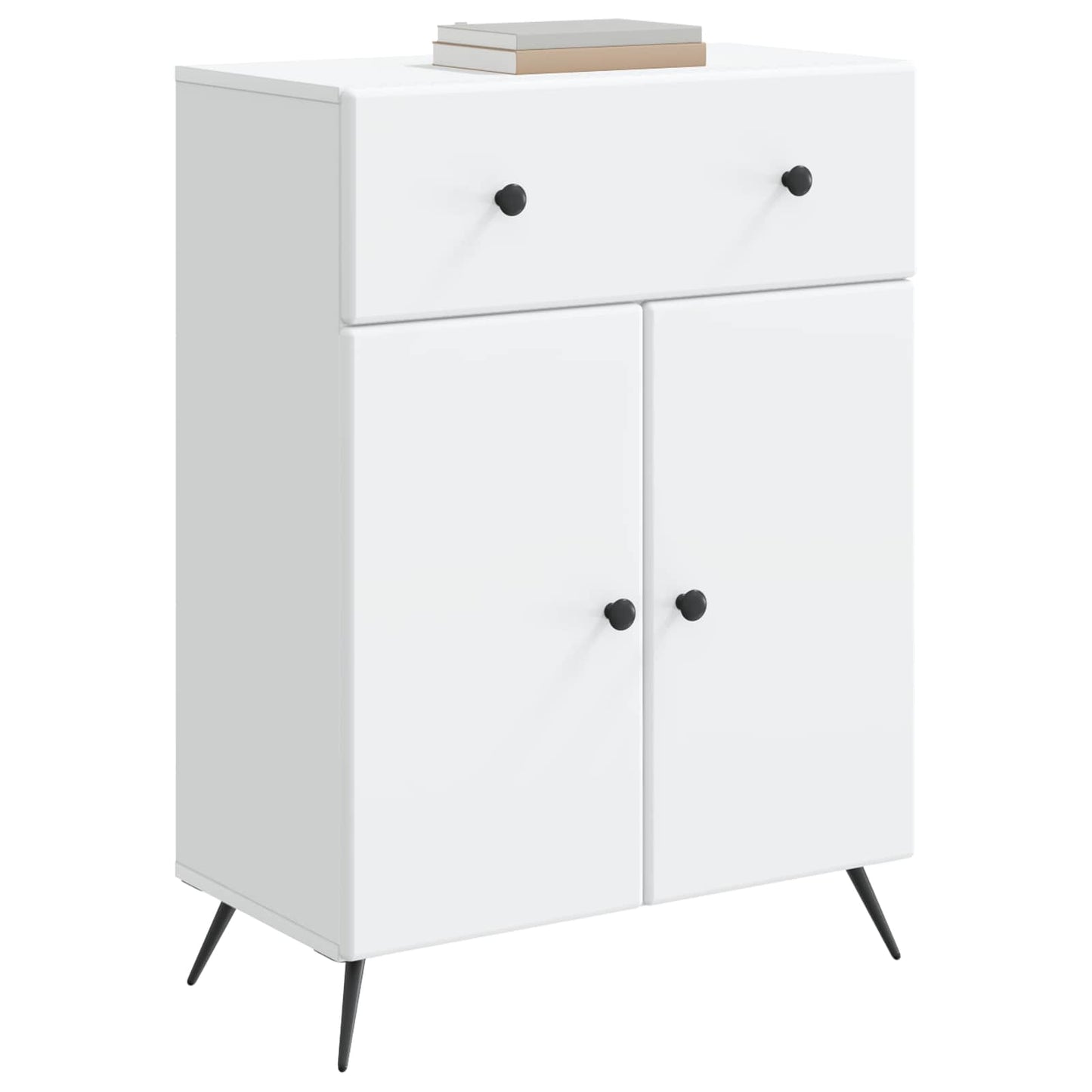 vidaXL Sideboard White 66 x 34.5 x 90 cm Engineered Wood