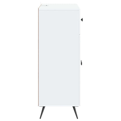 vidaXL Sideboard White 66 x 34.5 x 90 cm Engineered Wood