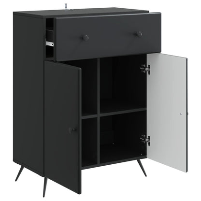 vidaXL Sideboard Black 66 x 34.5 x 90 cm Engineered Wood