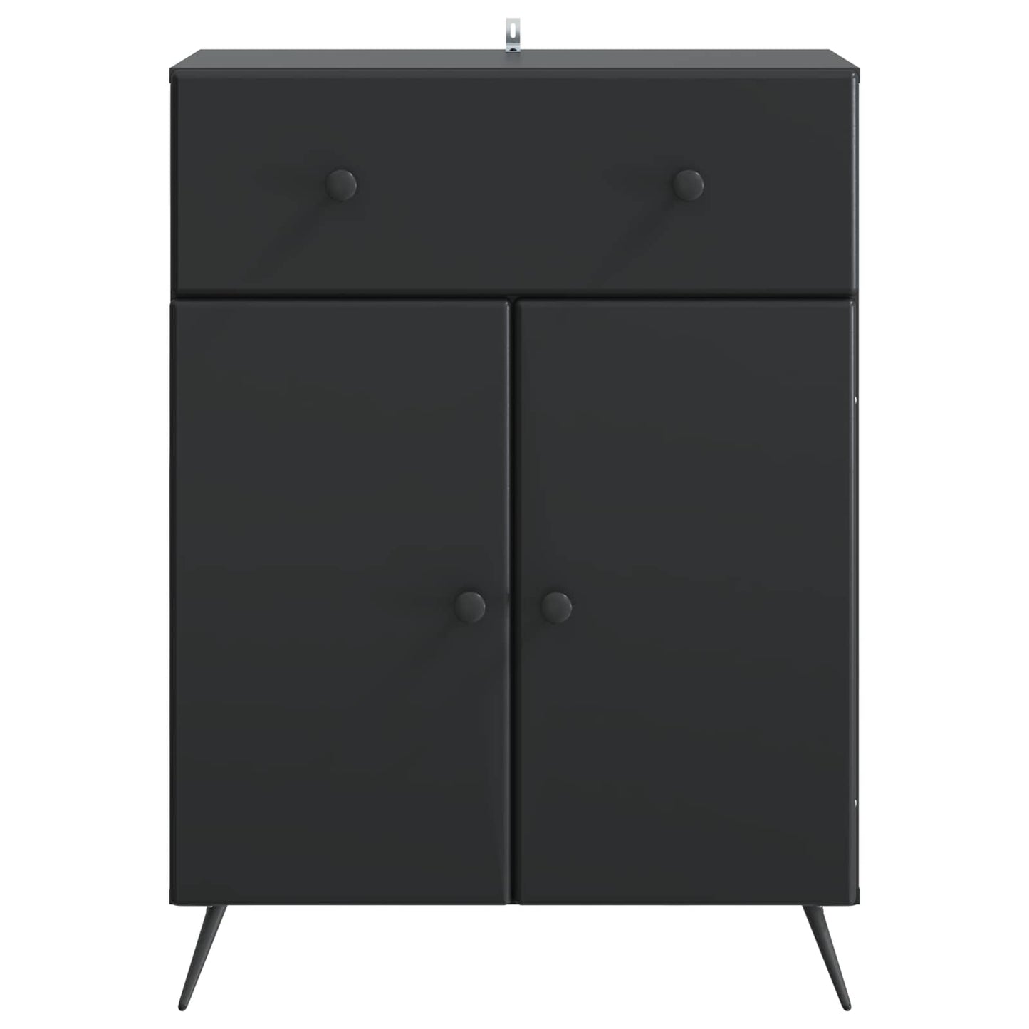 vidaXL Sideboard Black 66 x 34.5 x 90 cm Engineered Wood