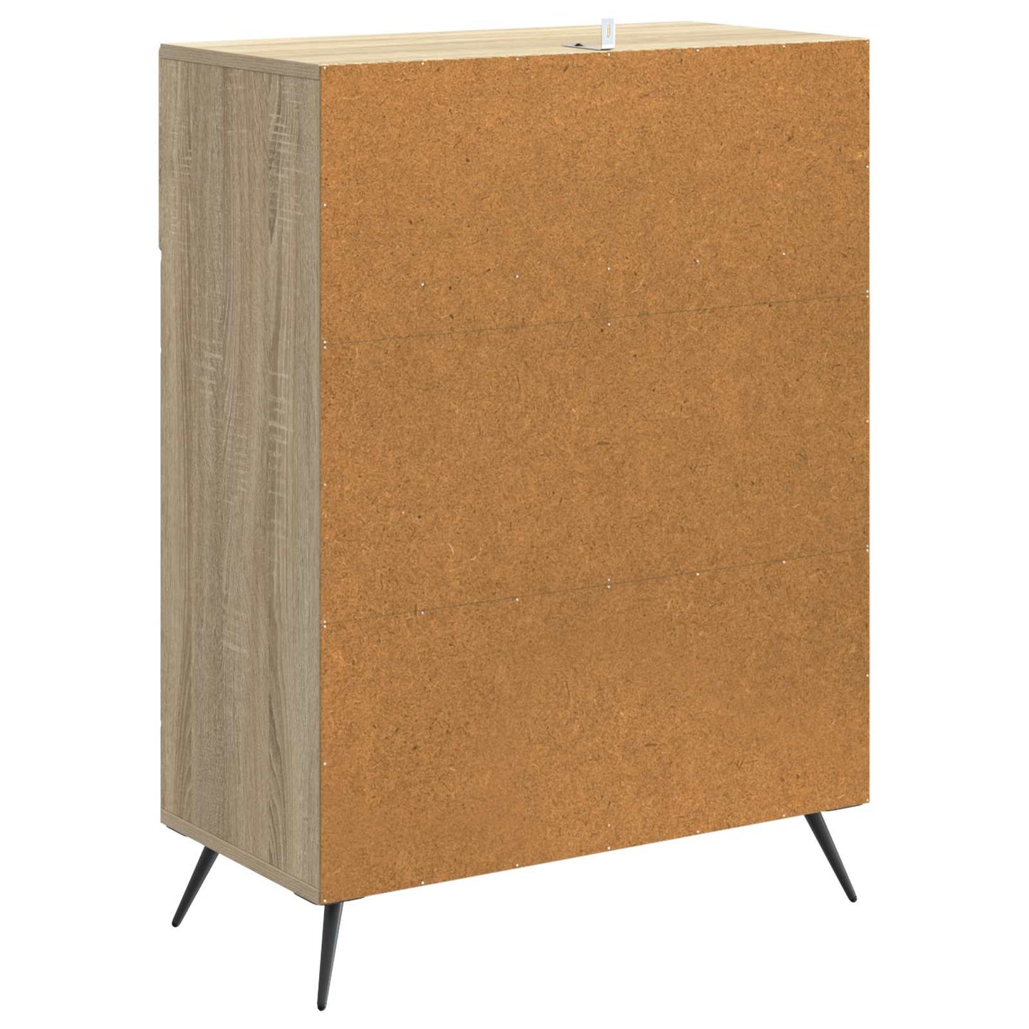 vidaXL Sideboard Sonoma Oak 66 x 34.5 x 90 cm Engineered Wood