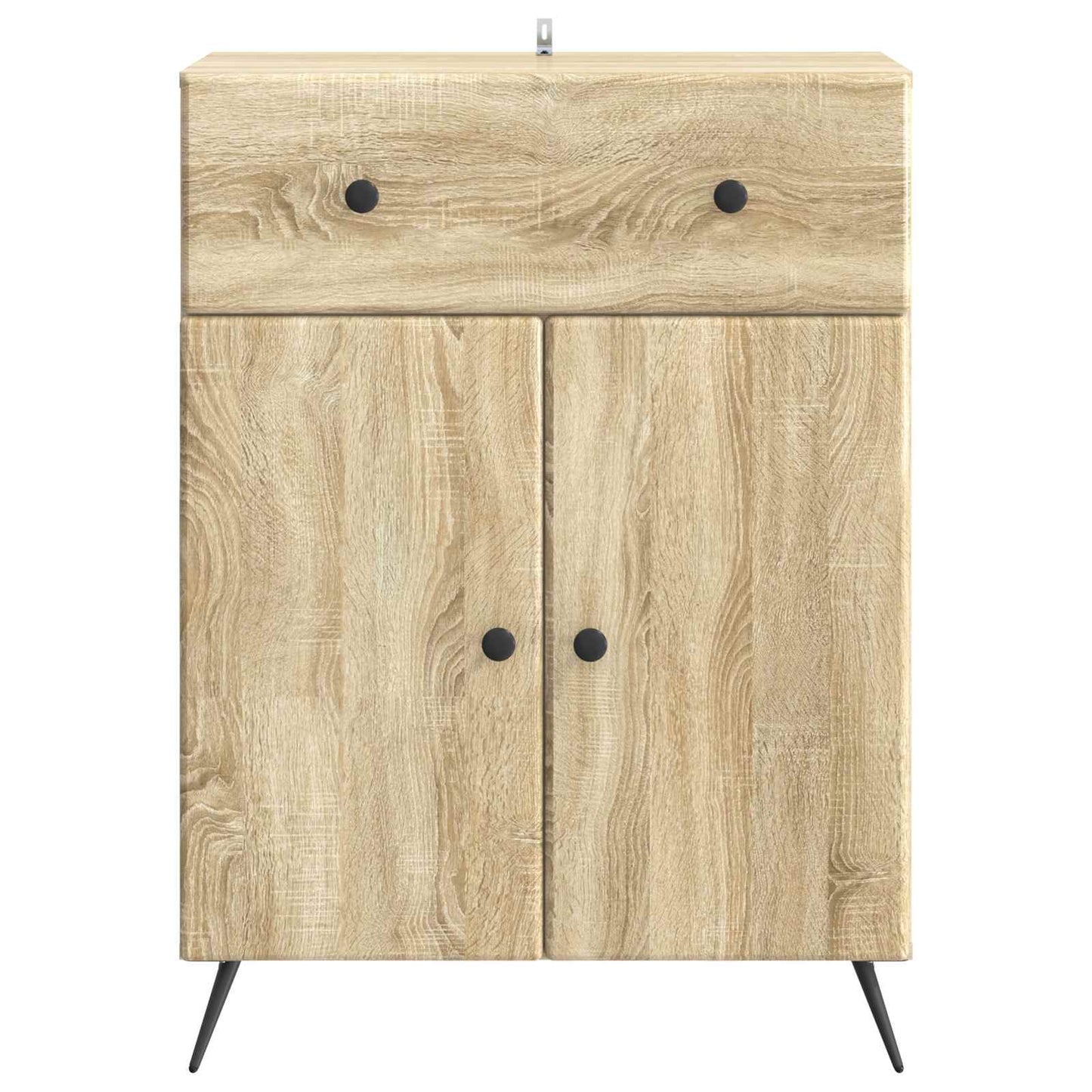 vidaXL Sideboard Sonoma Oak 66 x 34.5 x 90 cm Engineered Wood