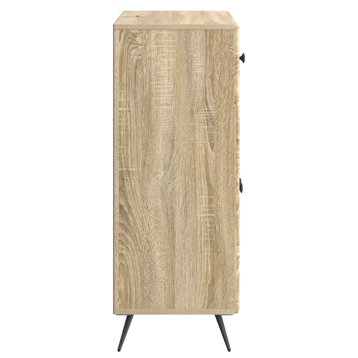 vidaXL Sideboard Sonoma Oak 66 x 34.5 x 90 cm Engineered Wood