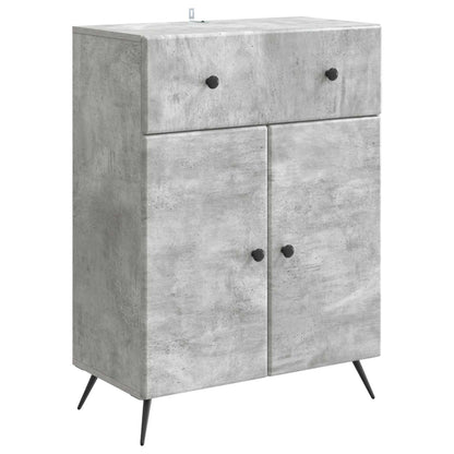 vidaXL Sideboard Concrete Grey 66 x 34.5 x 90 cm Engineered Wood