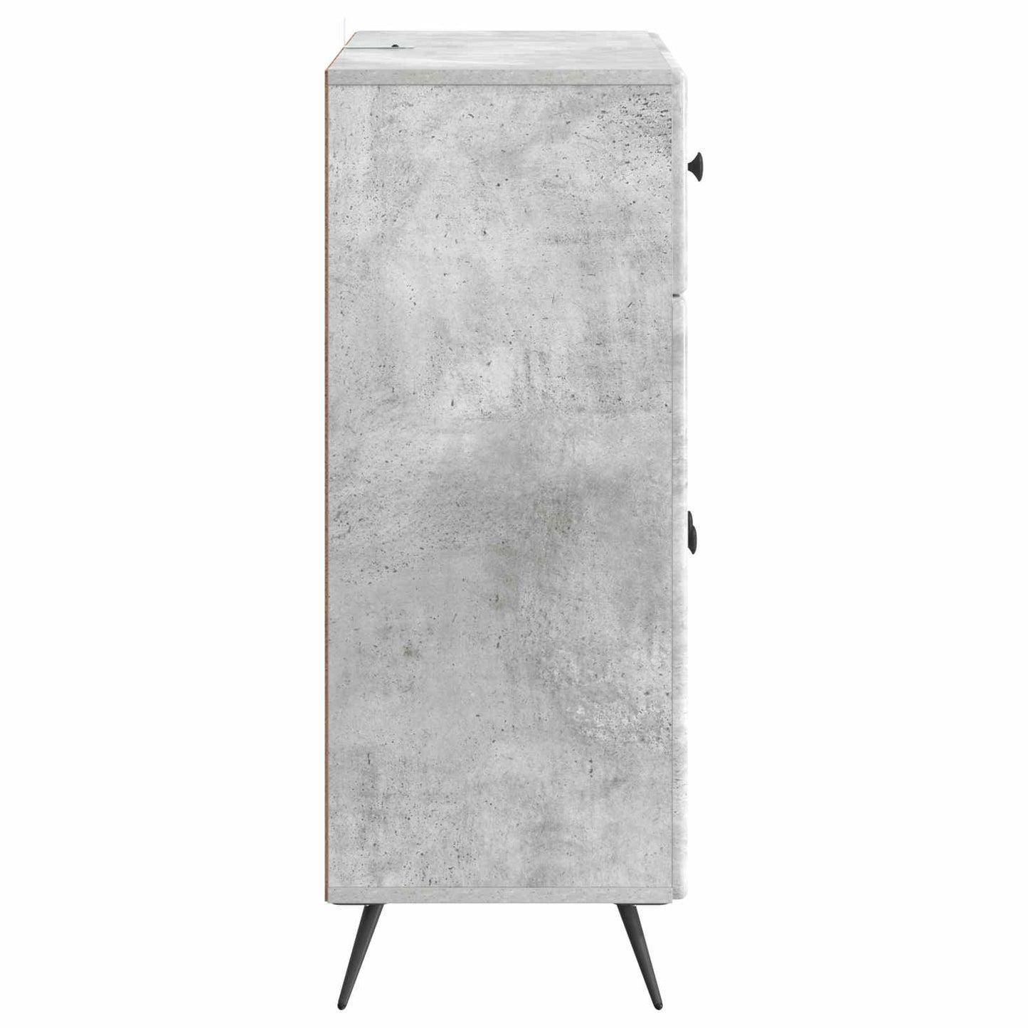 vidaXL Sideboard Concrete Grey 66 x 34.5 x 90 cm Engineered Wood