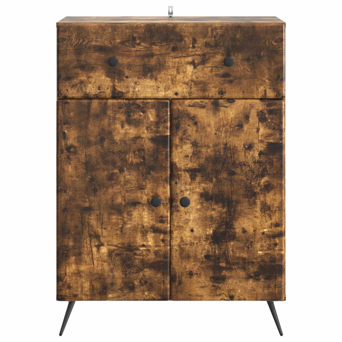 vidaXL Sideboard Smoked Oak 66 x 34.5 x 90 cm Engineered Wood