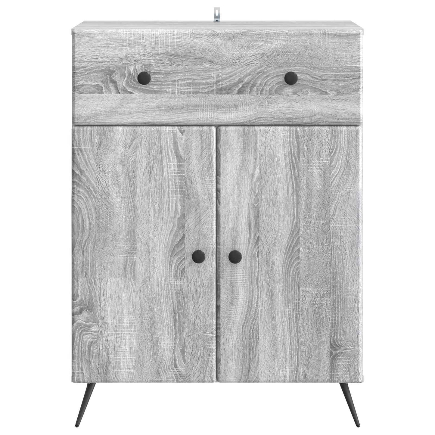 vidaXL Sideboard Grey Sonoma 66 x 34.5 x 90 cm Engineered Wood