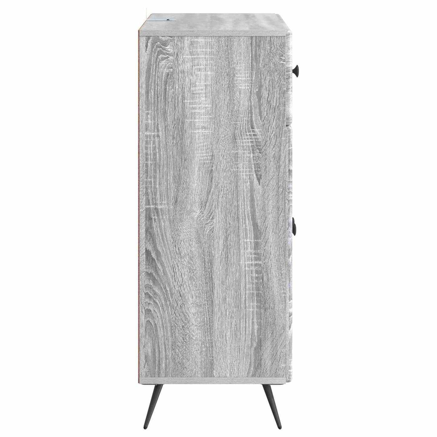 vidaXL Sideboard Grey Sonoma 66 x 34.5 x 90 cm Engineered Wood